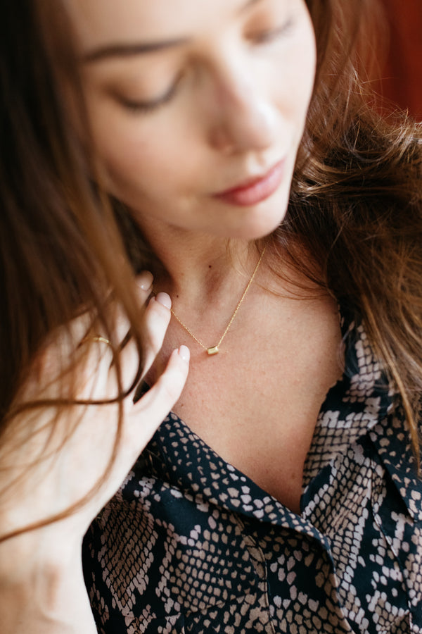 Cendrine - 18K Gold Plated Sterling Silver Necklace